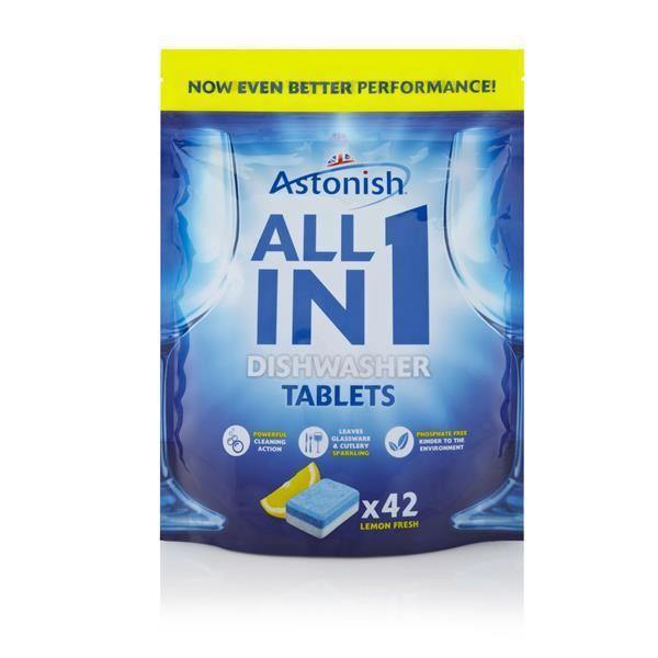 Astonish Dishwasher Tablets ALL-IN-1 Citrus 42'S
