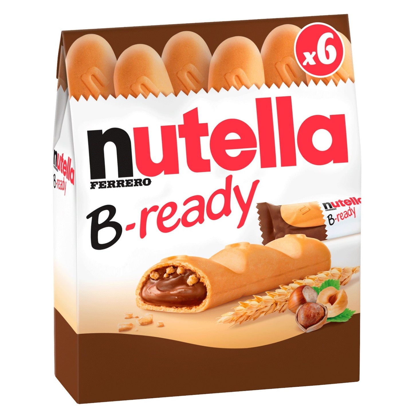 Nutella B-Ready Chocolate Biscuits 6pk