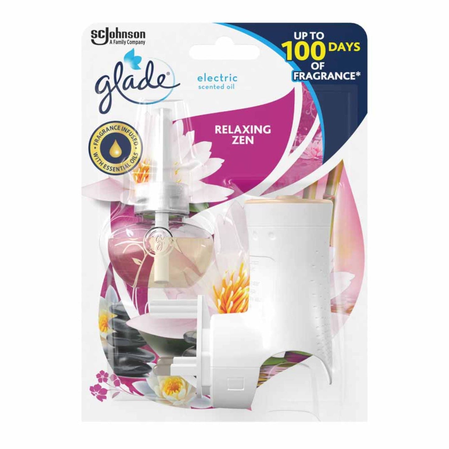 Glade Electric Scented Oil Relaxing Zen Plug Unit 20ml