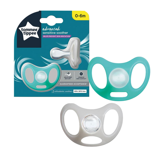 Tommee Tippee Sensitive Soothers 2-Pack (2 Sizes)